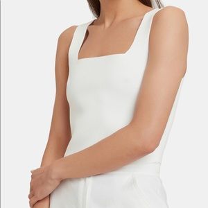 ALC Victoria knit Tank, White Size Small